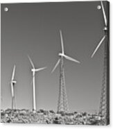 Desert Windmills Acrylic Print