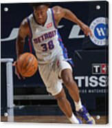 Detroit Pistons V New Orleans Pelicans Acrylic Print