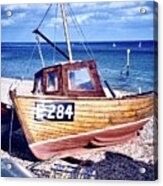 Devon Fishing Boat E284 Acrylic Print
