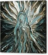 Divine Mother Silver Acrylic Print