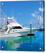 Docks Of Key West 5 Acrylic Print