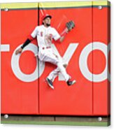 Domingo Santana, Ryan Braun, And Billy Hamilton Acrylic Print