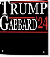 Donald Trump Tulsi Gabbard 2024 Acrylic Print