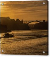 Douro Golden River Acrylic Print