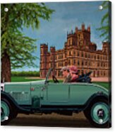 Downton Abbey Painting 4 Highclere Castle Acrylic Print