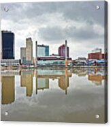 Downtown Toledo Reflections  0574 Acrylic Print