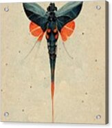 Dragonfly In Blue Acrylic Print
