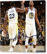 Draymond Green And Kevin Durant Acrylic Print