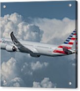 Dreamliner In The Clouds Acrylic Print