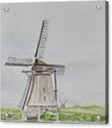Dutch Windmill Acrylic Print