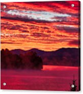 Early Morning Red Acrylic Print