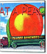 Eat A Peach 1972 Abb Acrylic Print