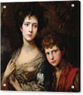 Elizabeth And Thomas Linley Acrylic Print