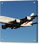 Emirates Airbus A380-861     X2 Acrylic Print