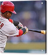 Erick Aybar Acrylic Print