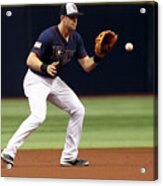 Evan Longoria And Mike Trout Acrylic Print