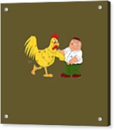 Family Guy Chicken Fight Christmas Present Birthda Acrylic Print