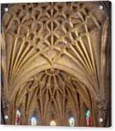 Fan Vaulting Of The Segovia Cathedral Acrylic Print