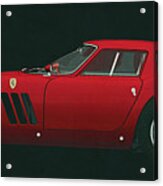 Ferrari 250 Gto From 1964 For Tough Boys And Girls Acrylic Print