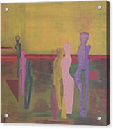 Figures In A Vacuum Acrylic Print