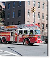 Fire Truck Brooklyn Acrylic Print