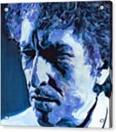 First Among Equals Second To None -portrait Of The Legend Bob Dylan Acrylic Print