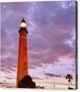 First Light At Ponce De Leon Lighthouse Acrylic Print