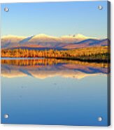 First Snow On The Presidential Range 2 Acrylic Print