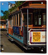 Fishermans Wharf Cable Cars Acrylic Print