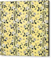 Flower Floral Fabric Vintage Gift Pattern #14 Acrylic Print
