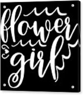 Flower Girl Acrylic Print