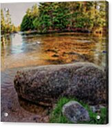 Fly Fishing In Northern Maine Acrylic Print