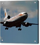 Fly Me Geraldine National Dc-10 At Miami Acrylic Print