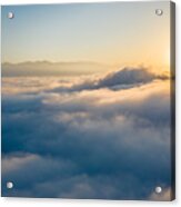 Flying Above The Clouds Acrylic Print