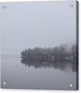 Fog On Schroon Lake Acrylic Print