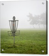 Foggy Frisbee Golf Acrylic Print