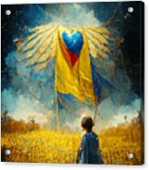 For The Children Of Ukraine Acrylic Print