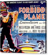 ''forbidden Planet'' Poster 1956 Acrylic Print