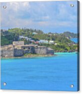 Fort St. Catherine In Bermuda Acrylic Print