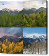 Four Seasons - Sawatch Mountains Acrylic Print