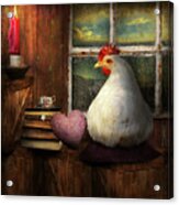 Fowl Weather - Cooped Up Acrylic Print