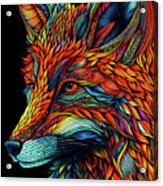 Foxy Red Fox Acrylic Print