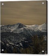Freel Peak Avalanche,  Eldorado And Humboldt- Toiyabe National Forest, U. S. A. Acrylic Print