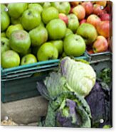 Fresh Produce At Marketplace Acrylic Print