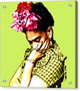 Frida Kahlo Artist Portrait Acrylic Print