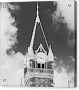 Friends University Davis Administration Clock Tower Acrylic Print