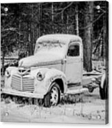 Frosted Truck Acrylic Print