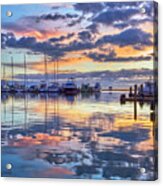 Fulton Harbor Sunrise Acrylic Print