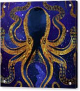 Galaxy Octopus Acrylic Print