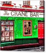 Galway Ireland The Crane Bar Artwork Acrylic Print